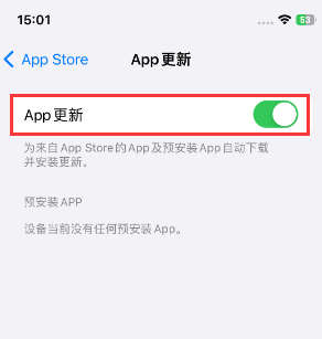 宜黄苹果15维修中心如何让iPhone15APP自动更新