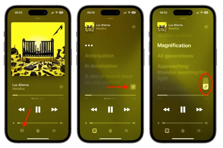 宜黄苹果服务网点分享iOS 16.2 全新功能：在 iPhone 或 iPad 上使用 Apple Music 唱歌 