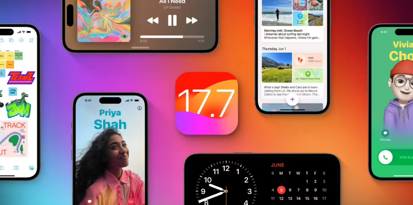 宜黄苹果手机维修分享苹果 iOS / iPadOS 17.7.1 正式版推送 