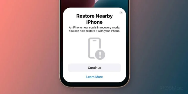 宜黄苹果手机维修分享iOS 18无线恢复功能可用另一部iPhone恢复变砖的iPhone 16 